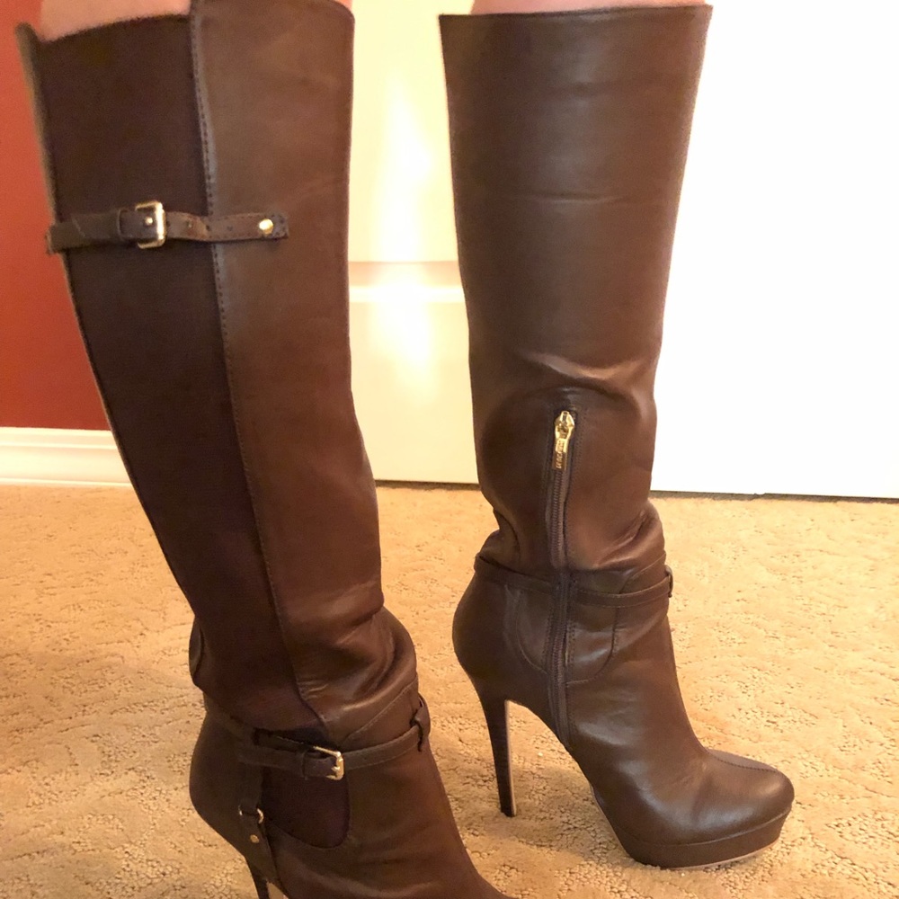 Colin Stuart over the knee boots